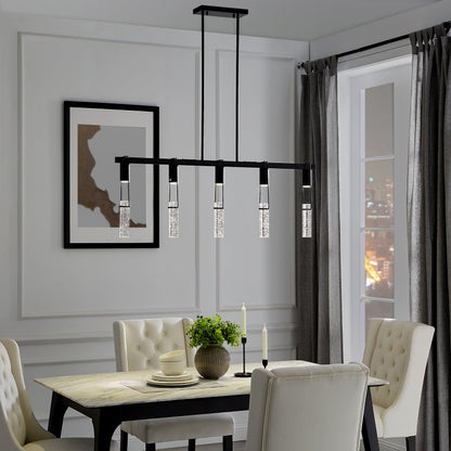 Harmony 5 Light Chandelier Matte Black