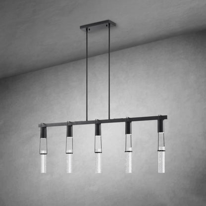 Harmony 5 Light Chandelier Matte Black