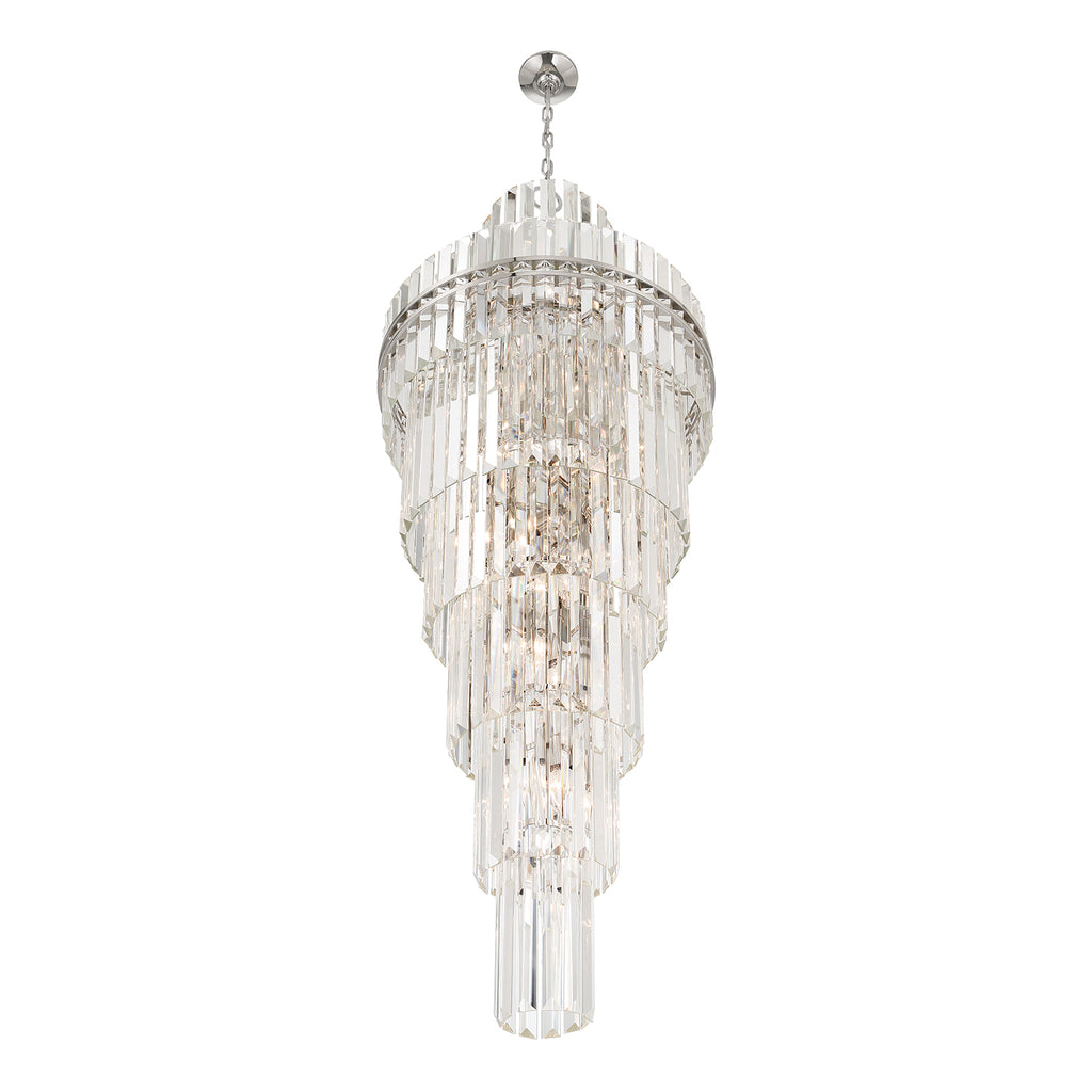 Hayer Multi-Layer Crystal 31 Light Chandelier