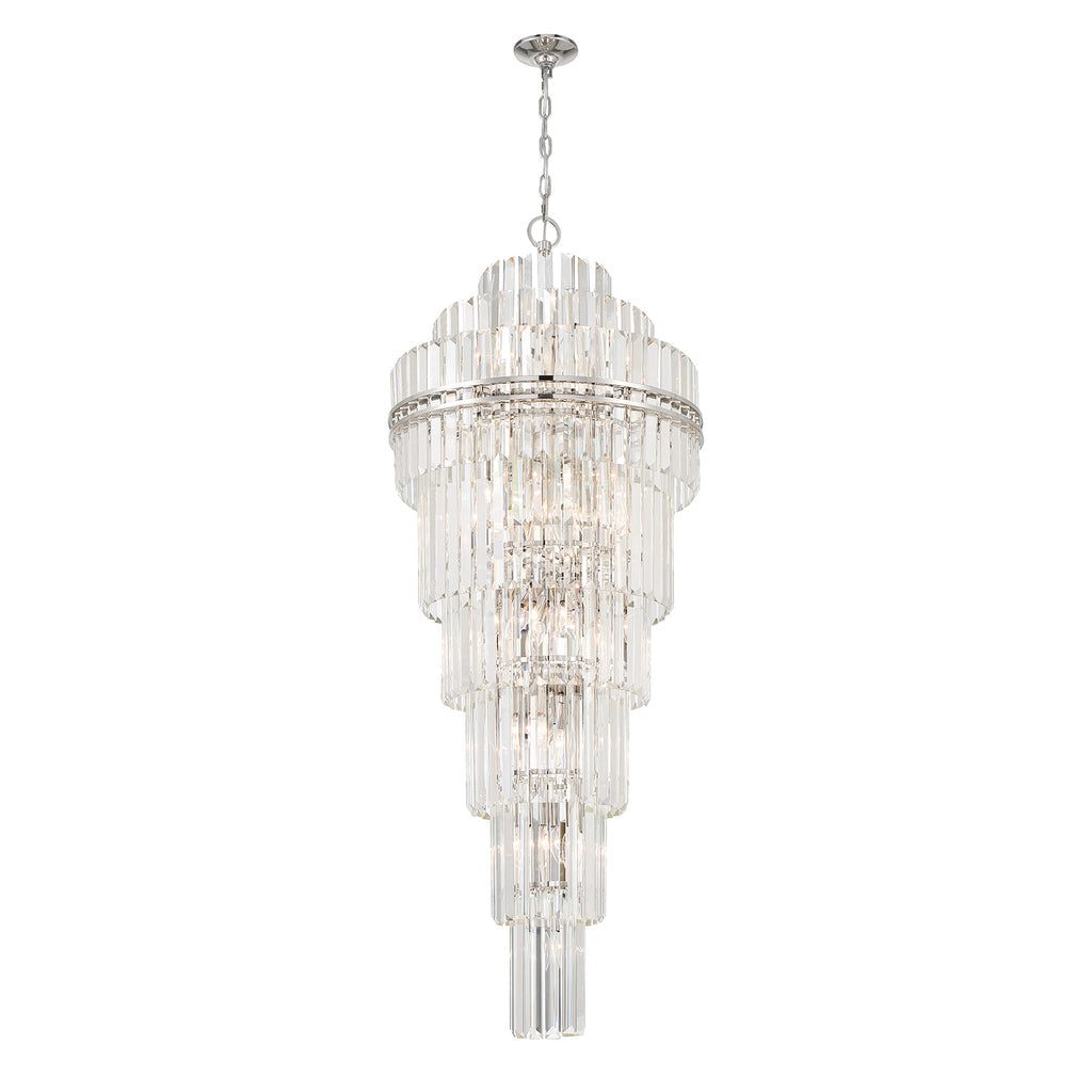 Hayer Multi-Layer Crystal 31 Light Chandelier