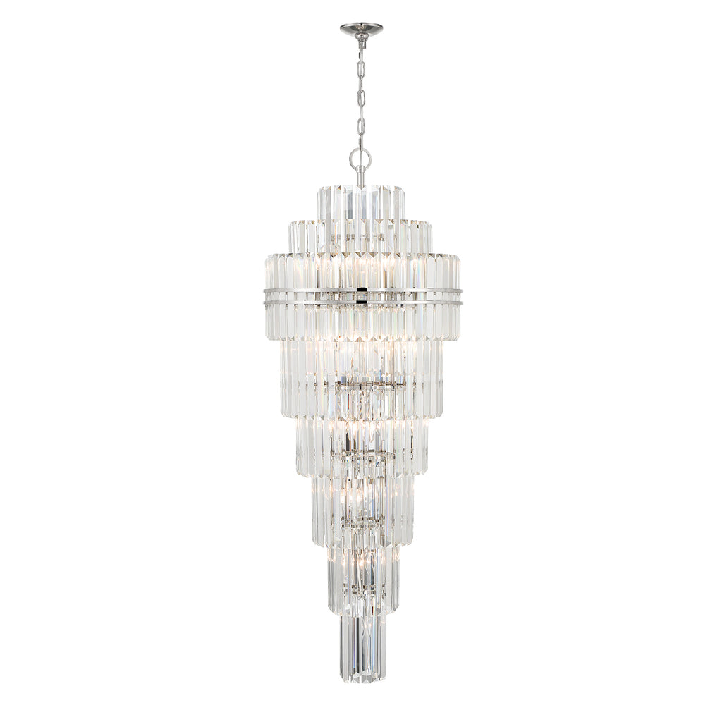 Hayer Multi-Layer Crystal 31 Light Chandelier