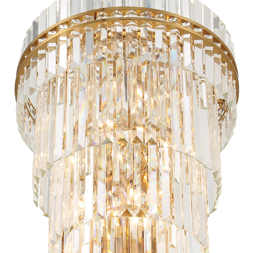 Hayer Multi-Layer Crystal 31 Light Chandelier