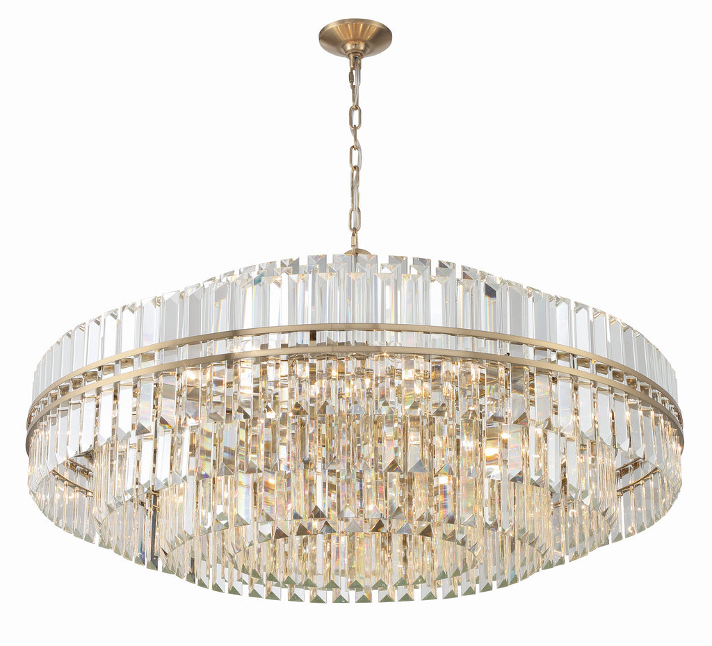 Hayer Round Crystal 32 Light Chandelier