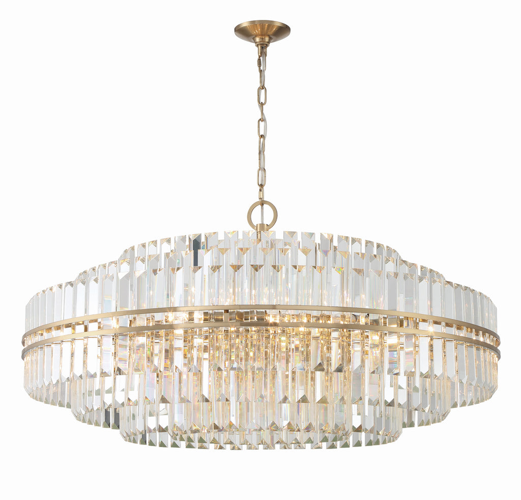 Hayer Round Crystal 32 Light Chandelier