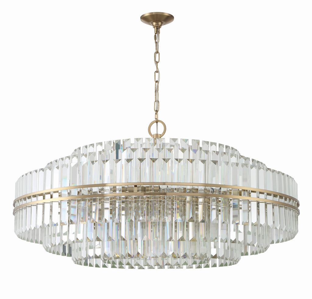 Hayer Round Crystal 32 Light Chandelier