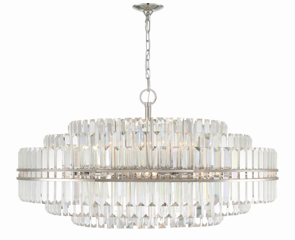 Hayer Round Crystal 32 Light Chandelier