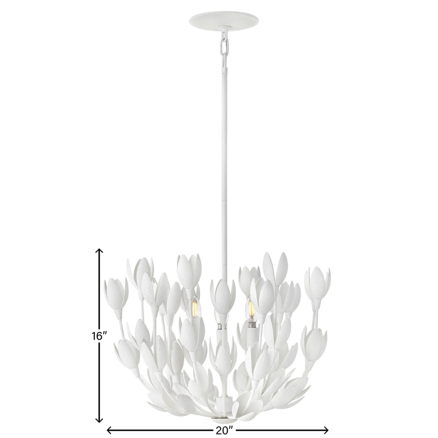 Flora 20 Inch 3 Light LED Chandelier