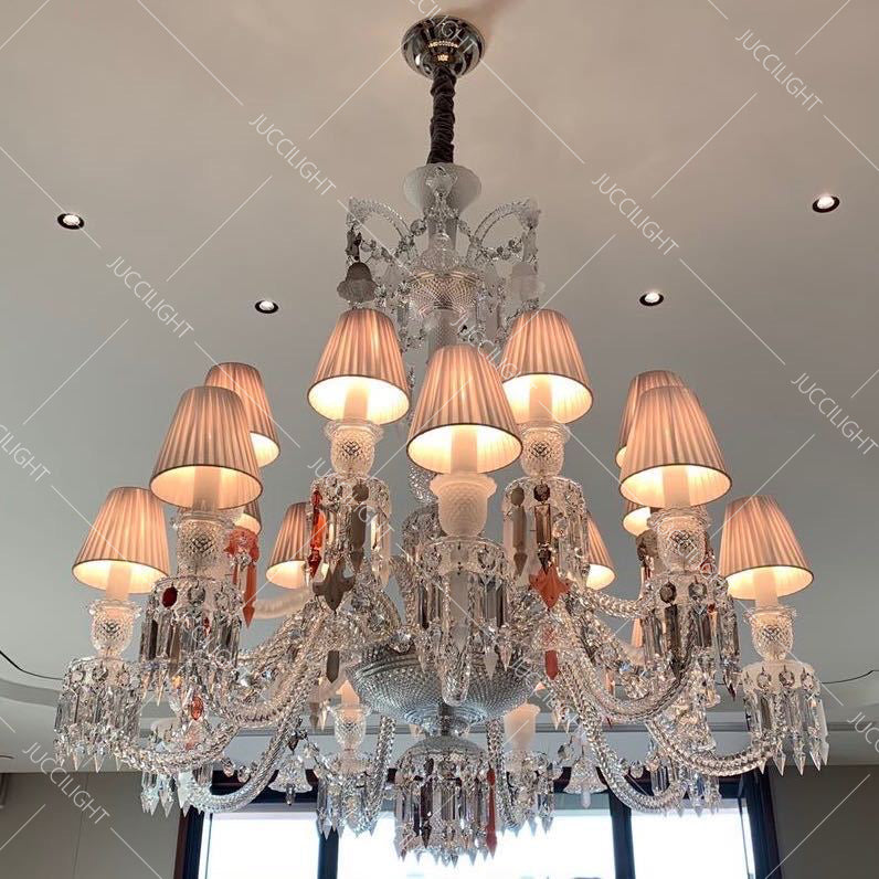 Arcadian Short Neck Zenith Crystal Chandelier