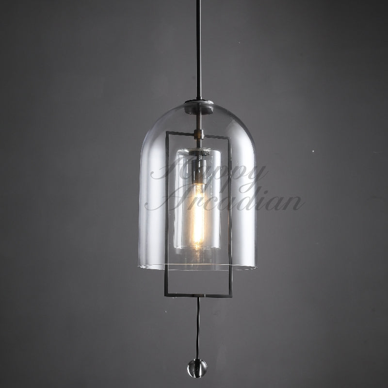 Donie Modern Glass Bell Shade Pendant Light