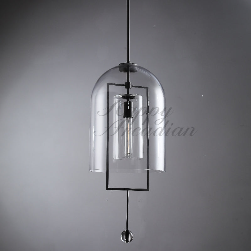 Donie Modern Glass Bell Shade Pendant Light