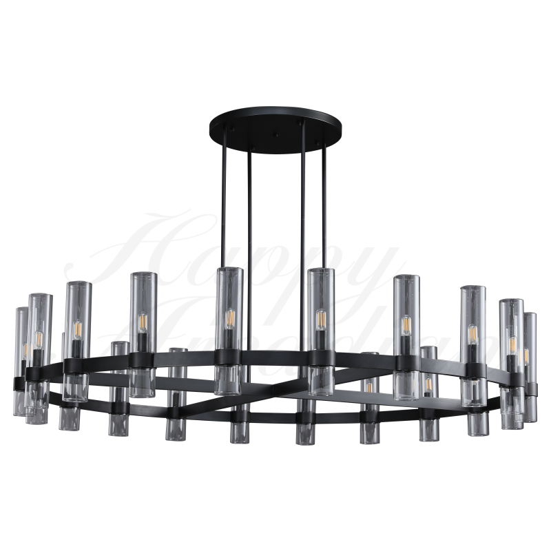 HA Rebecca Round Chandelier 60″, 20-Lights