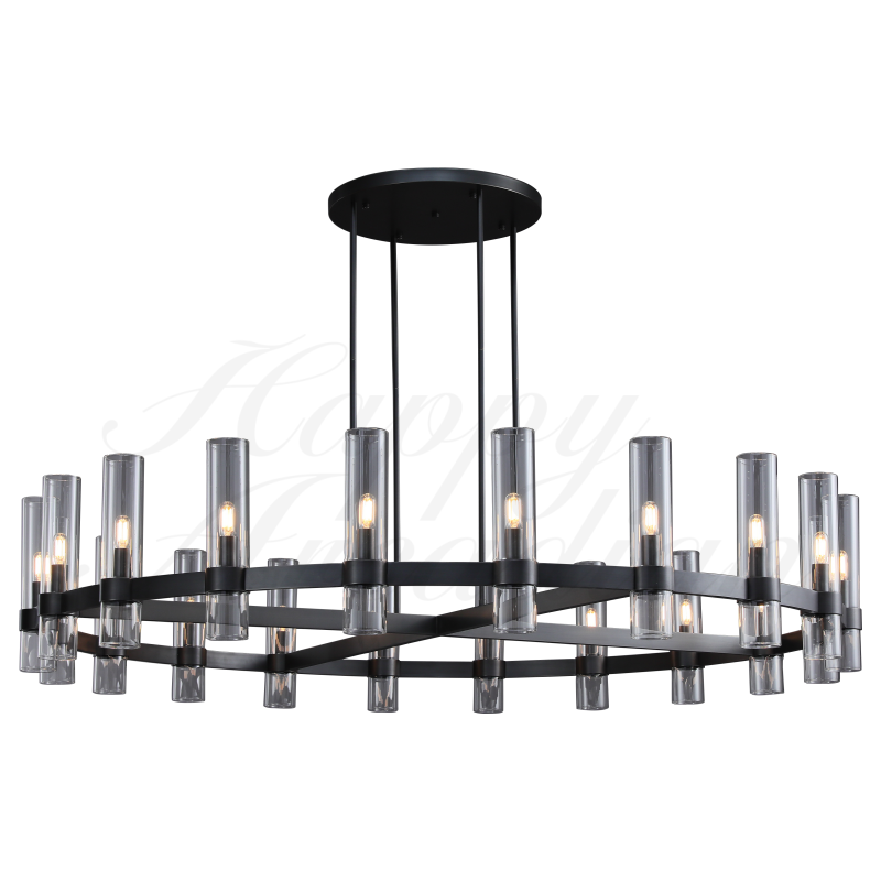 HA Rebecca Round Chandelier 60″, 20-Lights