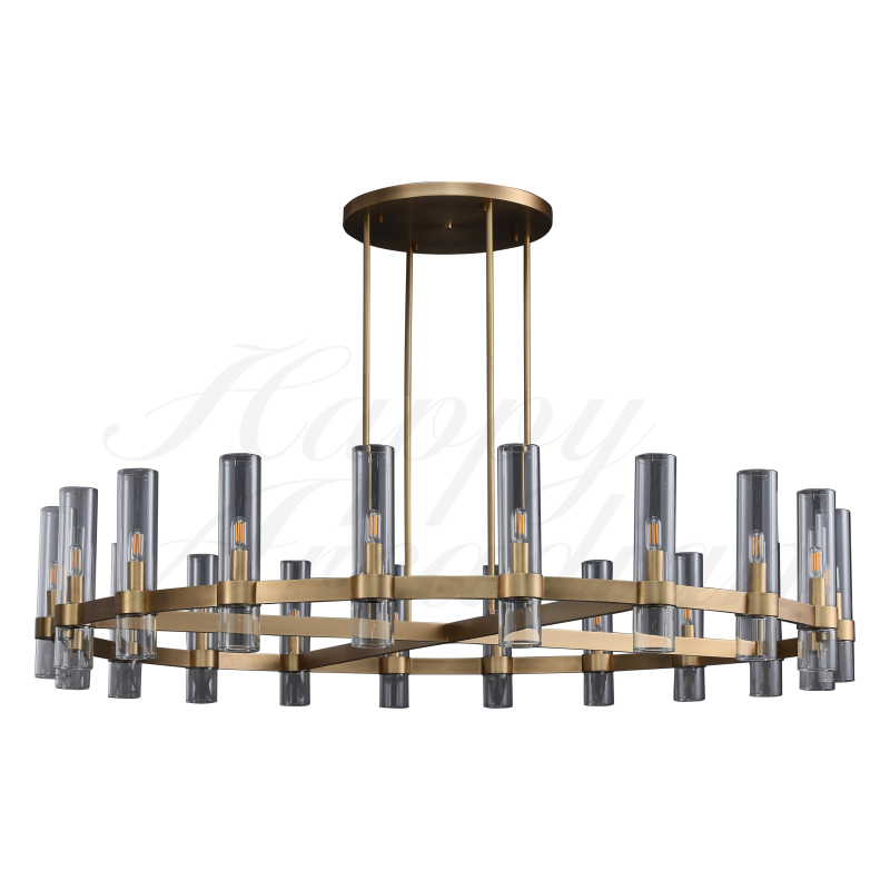 HA Rebecca Round Chandelier 60″, 20-Lights