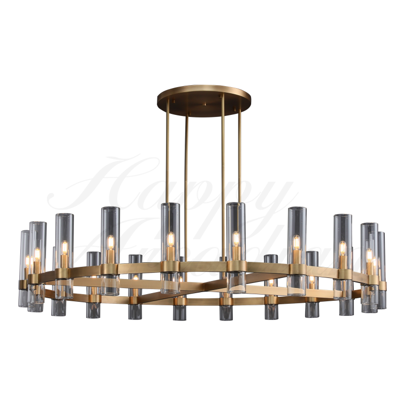 HA Rebecca Round Chandelier 60″, 20-Lights