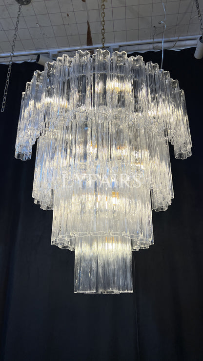 Modern Art Design 3/4/5/7-Tier Hand-blown Glass Tiered Chandelier