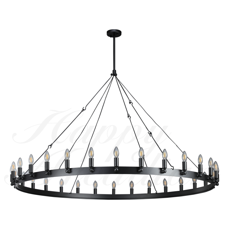 HA Radiant Vintage Lamps, Outdoor Chandelier  Lighting