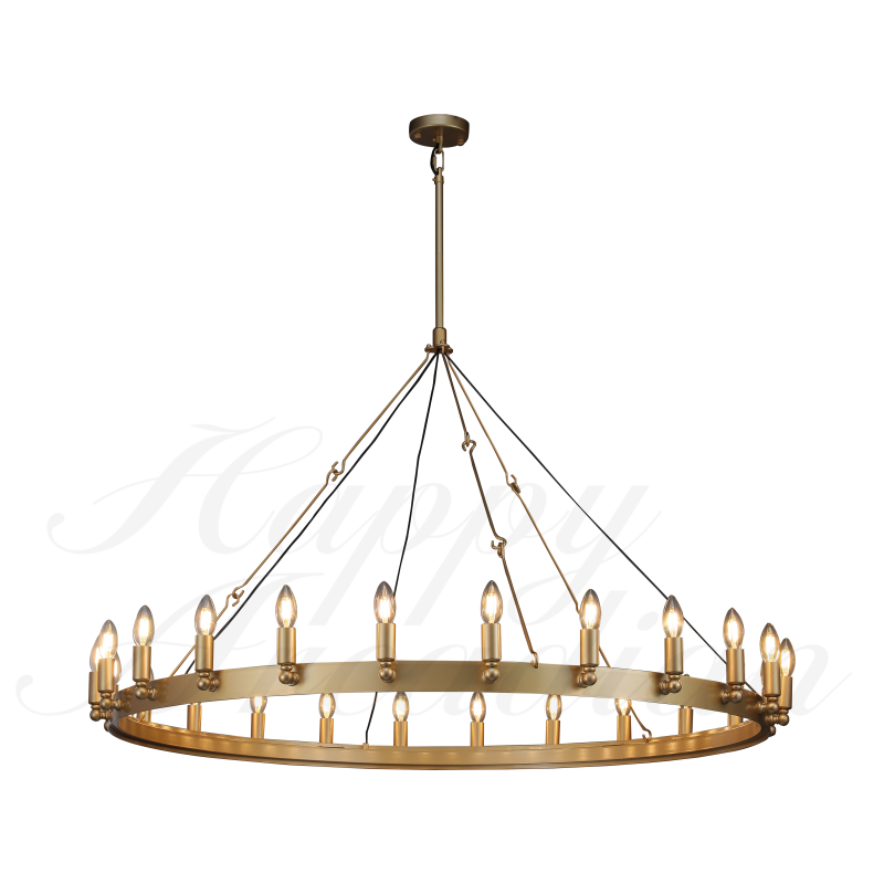 HA Radiant Vintage Lamps, Outdoor Chandelier  Lighting