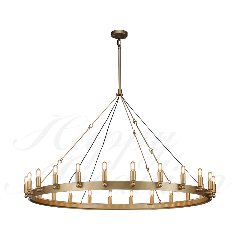 HA Radiant Vintage Lamps, Outdoor Chandelier  Lighting