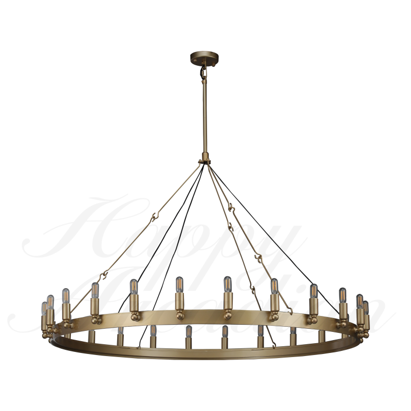 HA Radiant Vintage Lamps, Outdoor Chandelier  Lighting