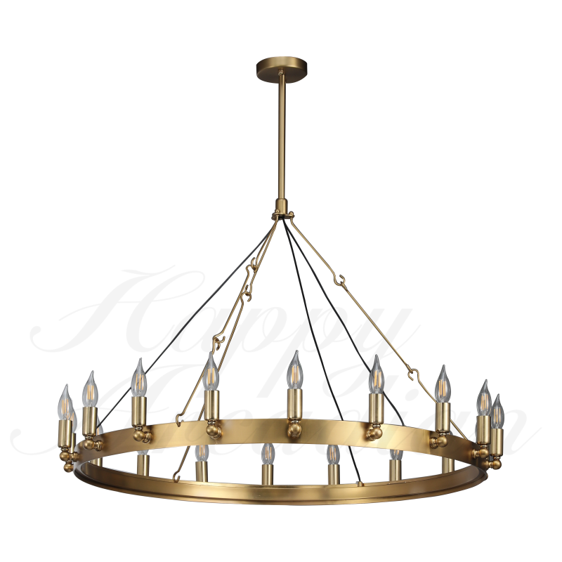 HA Radiant Vintage Lamps, Outdoor Chandelier  Lighting