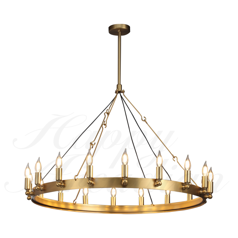 HA Radiant Vintage Lamps, Outdoor Chandelier  Lighting