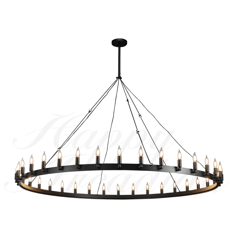 HA Radiant Vintage Lamps, Outdoor Chandelier  Lighting