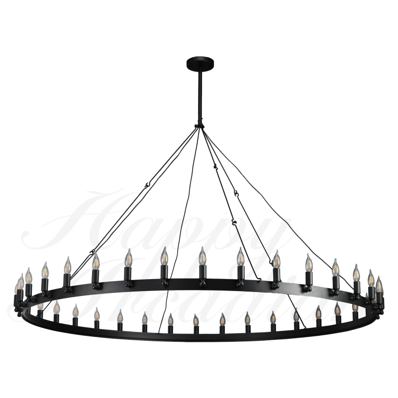 HA Radiant Vintage Lamps, Outdoor Chandelier  Lighting