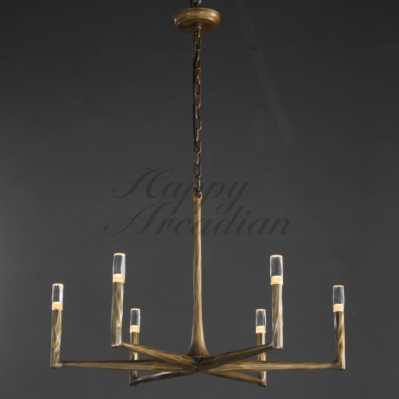 Briony Forged Round Chandelier 36''48"60''72''