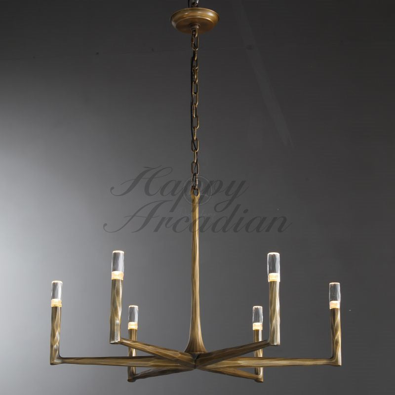 Briony Forged Round Chandelier 36''48"60''72''