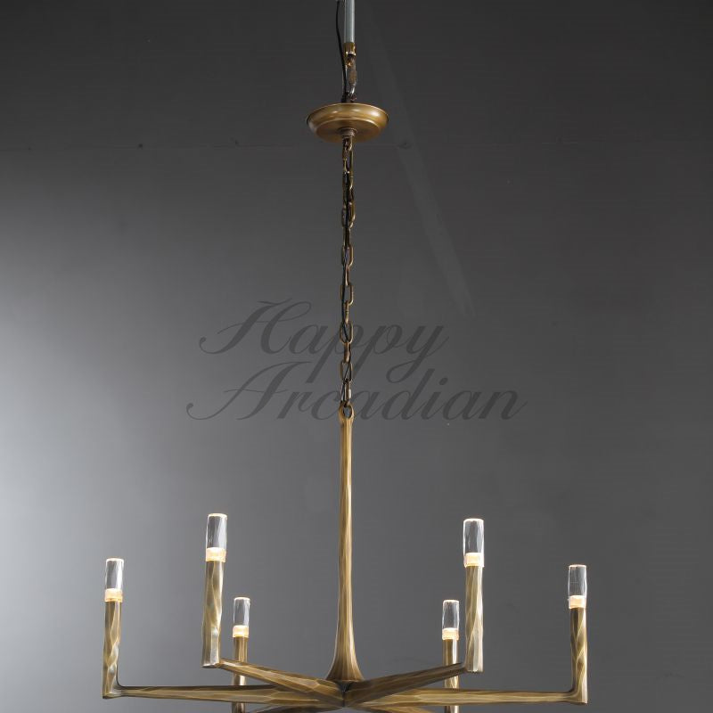 Briony Forged Round Chandelier 36''48"60''72''