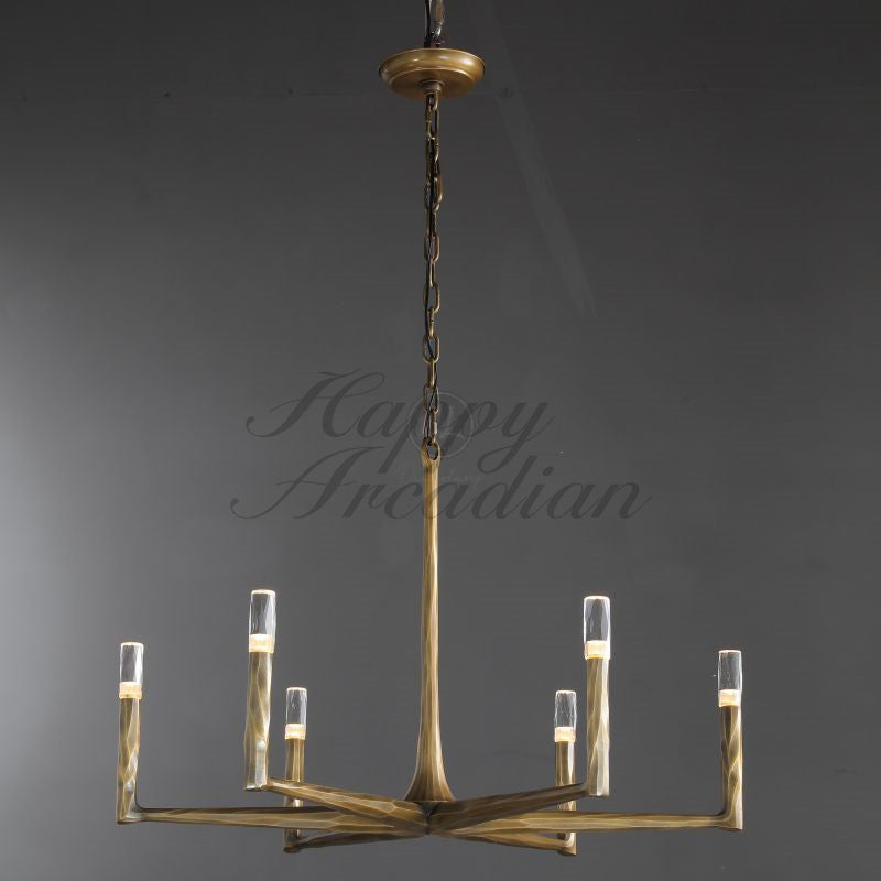 Briony Forged Round Chandelier 36''48"60''72''