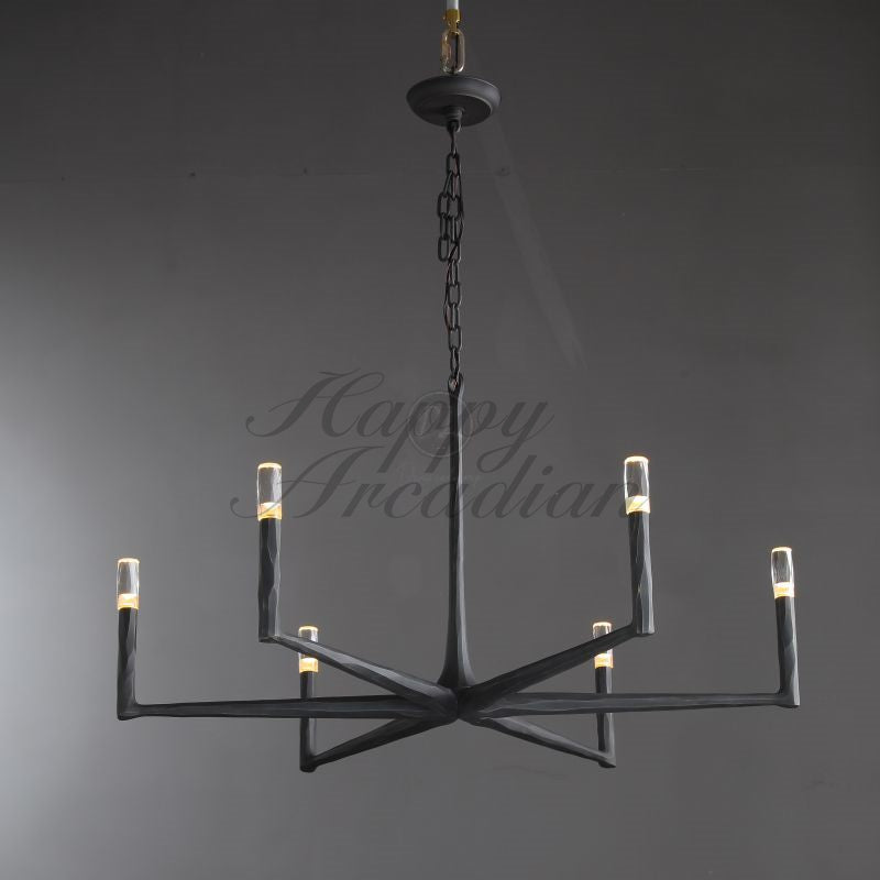 Briony Forged Round Chandelier 36''48"60''72''