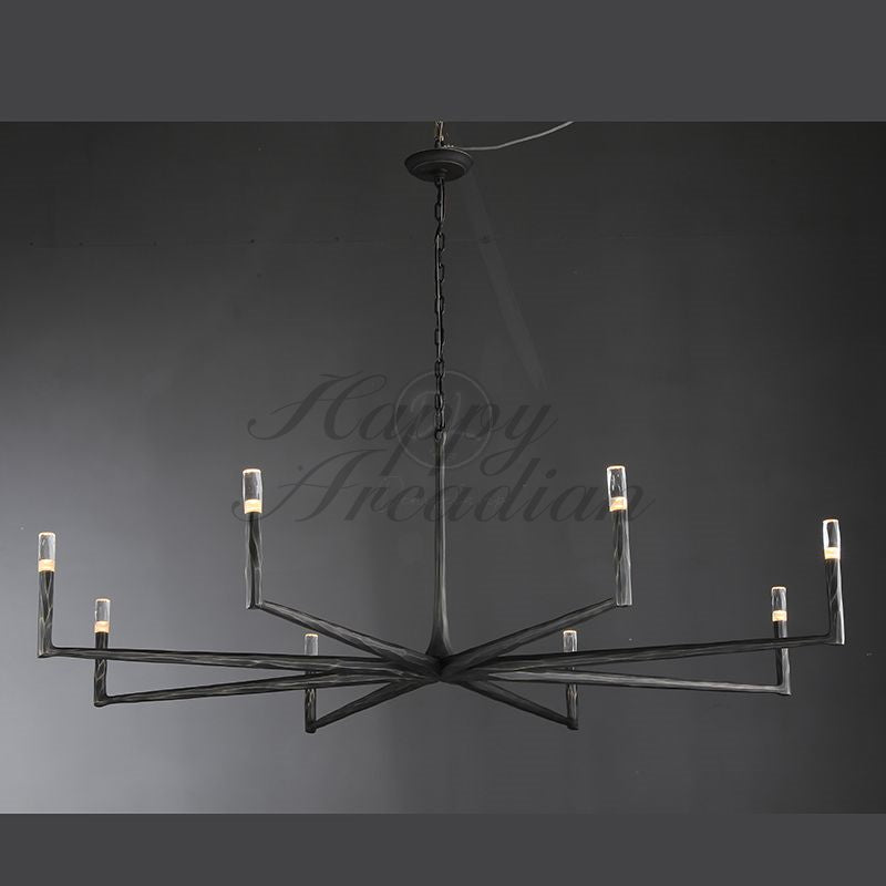 Briony Forged Round Chandelier 36''48"60''72''