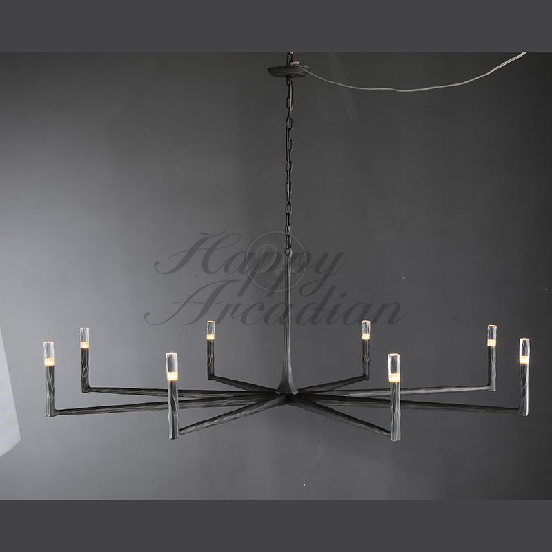 Briony Forged Round Chandelier 36''48"60''72''