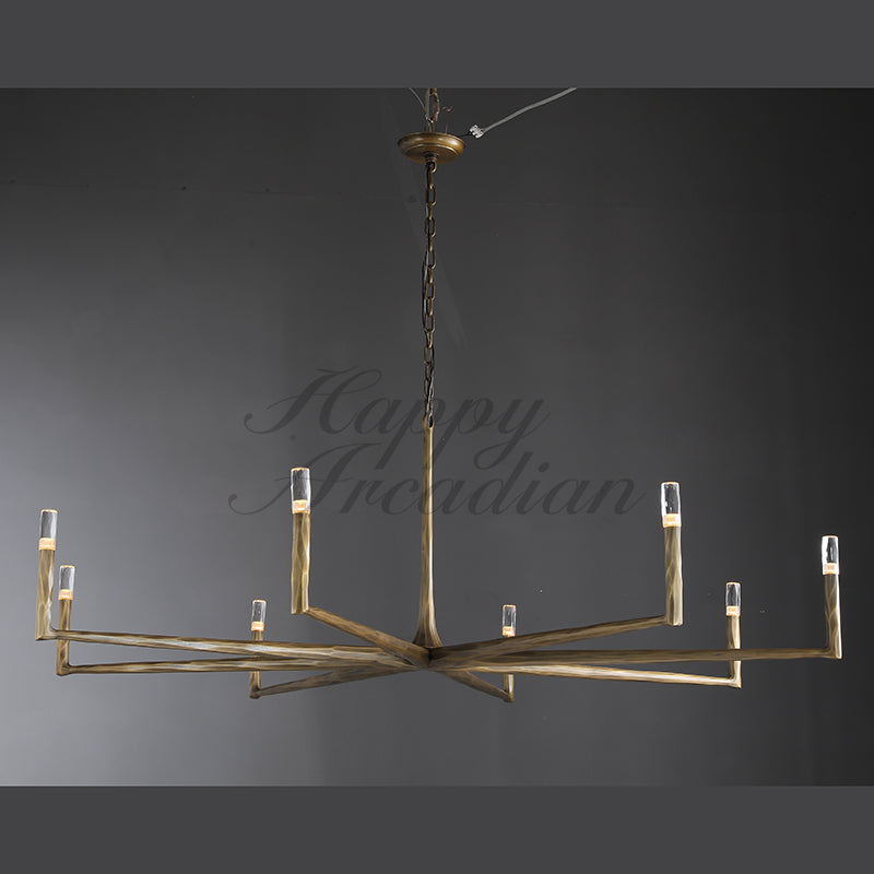 Briony Forged Round Chandelier 36''48"60''72''