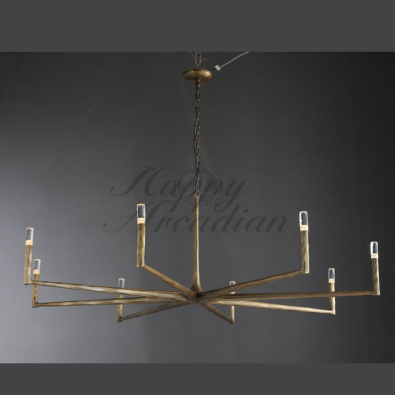 Briony Forged Round Chandelier 36''48"60''72''