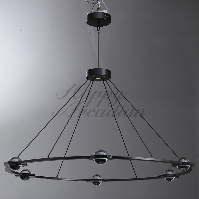 Celestra Crystal Ball Round Chandelier 36"48''60''