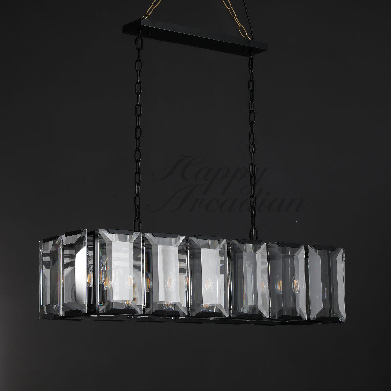 Halloway Crystal Rectangular Chandelier