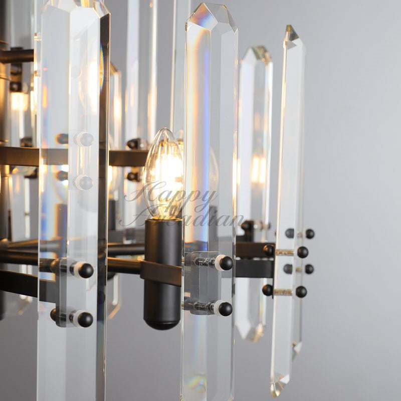 Bonnie Crystal Chandelier for Living Room Bedroom Kitchen Island