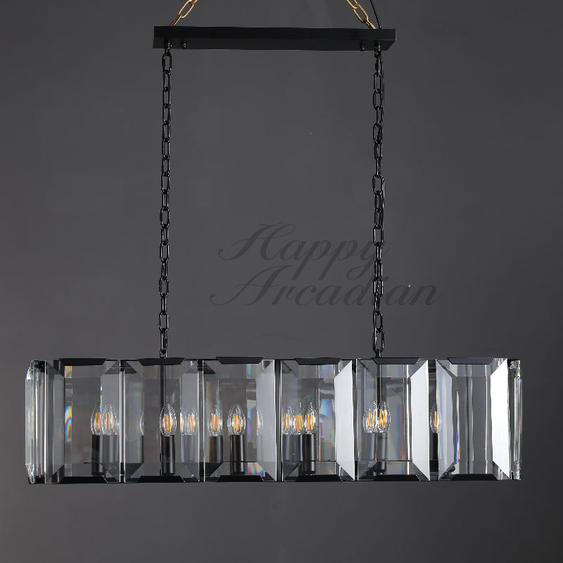 Halloway Crystal Rectangular Chandelier