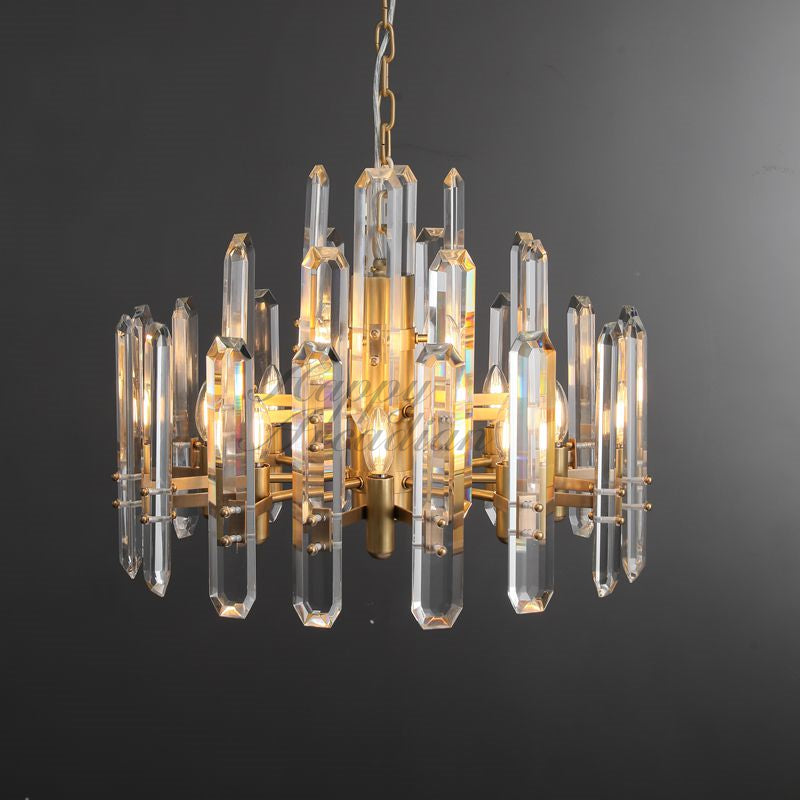 Bonnie Crystal Chandelier for Living Room Bedroom Kitchen Island