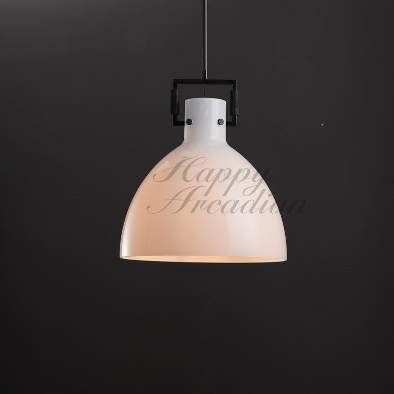 Funda Milk Glass Cloche Pendant