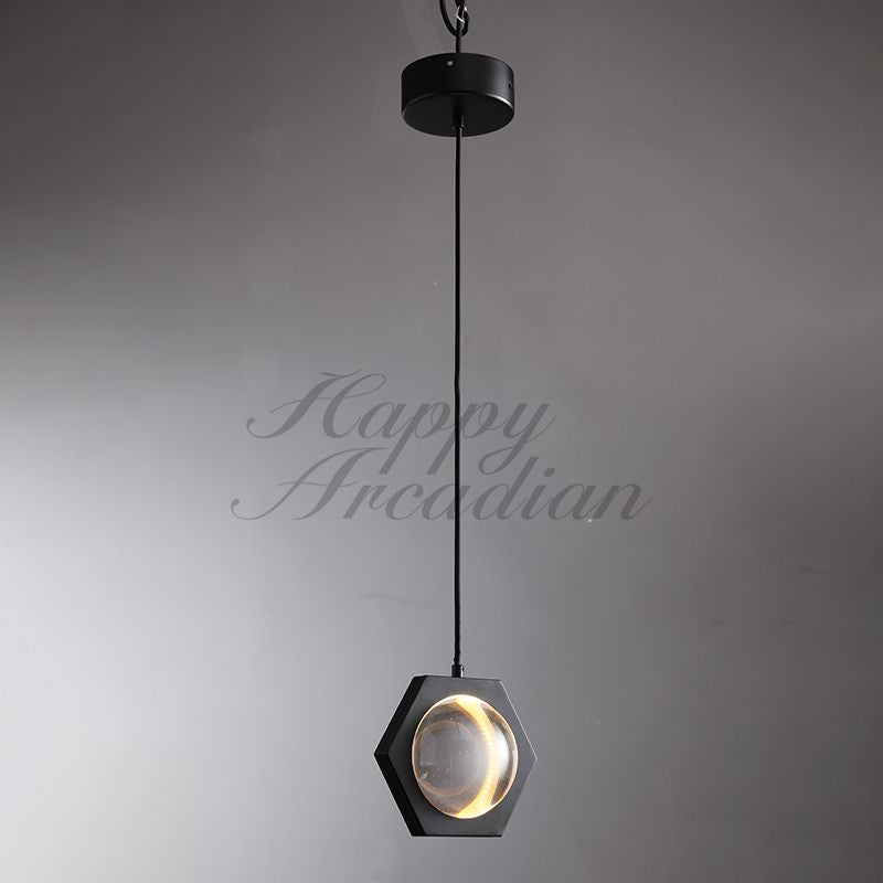 Celestra Crystal Ball Pendant Light, Dining Room Pendant Light