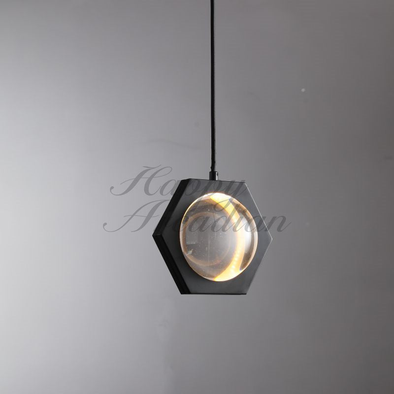 Celestra Crystal Ball Pendant Light, Dining Room Pendant Light