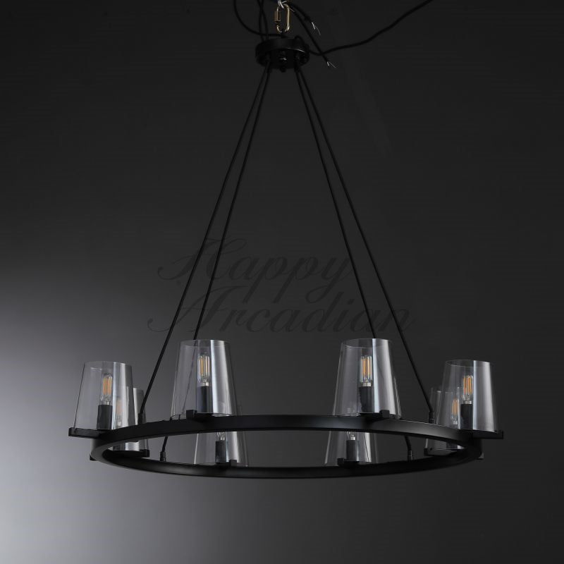 Brilliax Series Round Glass Chandelier