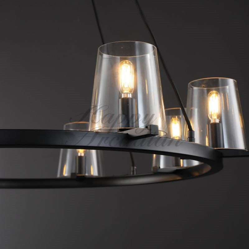 Brilliax Series Round Glass Chandelier