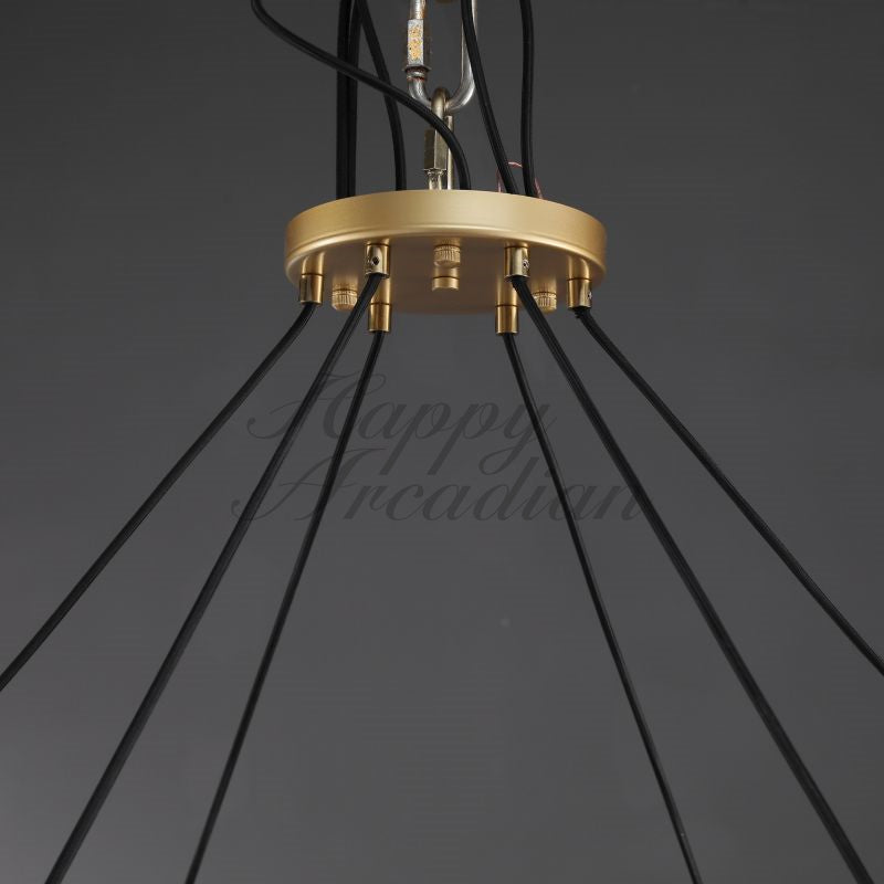 Brilliax Series Round Glass Chandelier