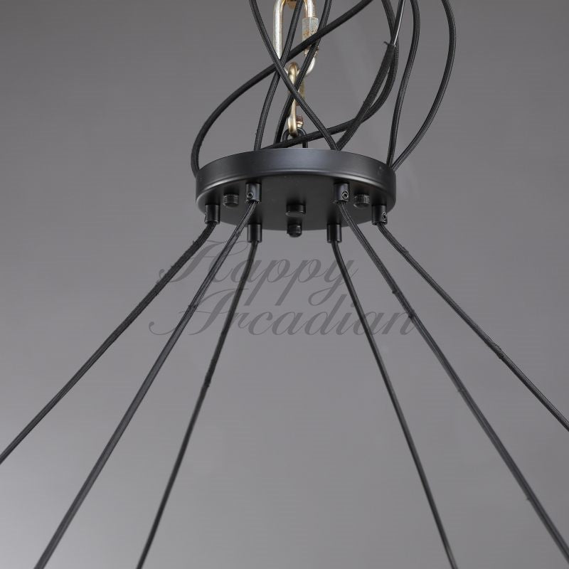 Brilliax Series Round Glass Chandelier