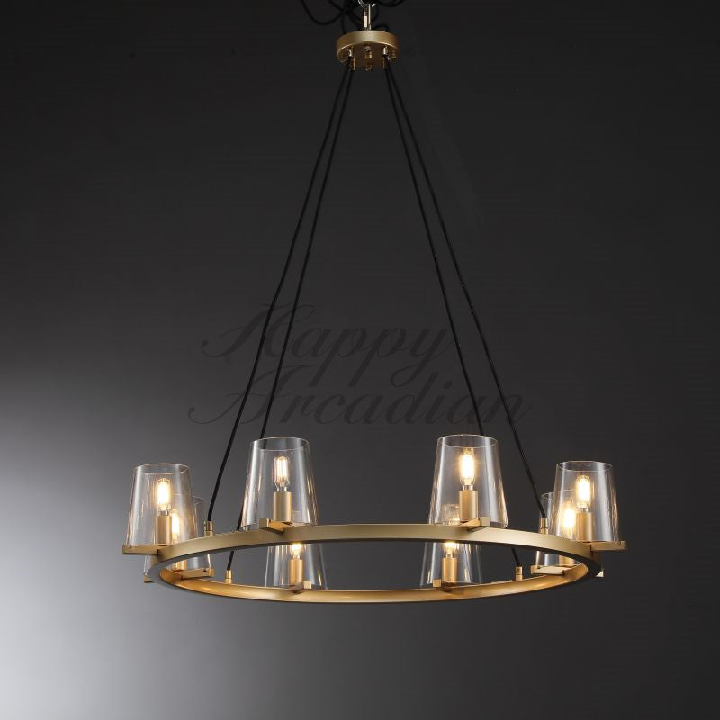 Brilliax Series Round Glass Chandelier