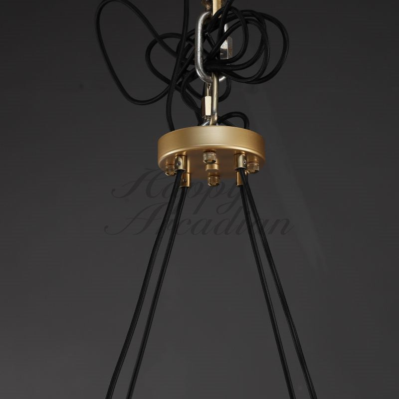 Brilliax Series Round Glass Chandelier